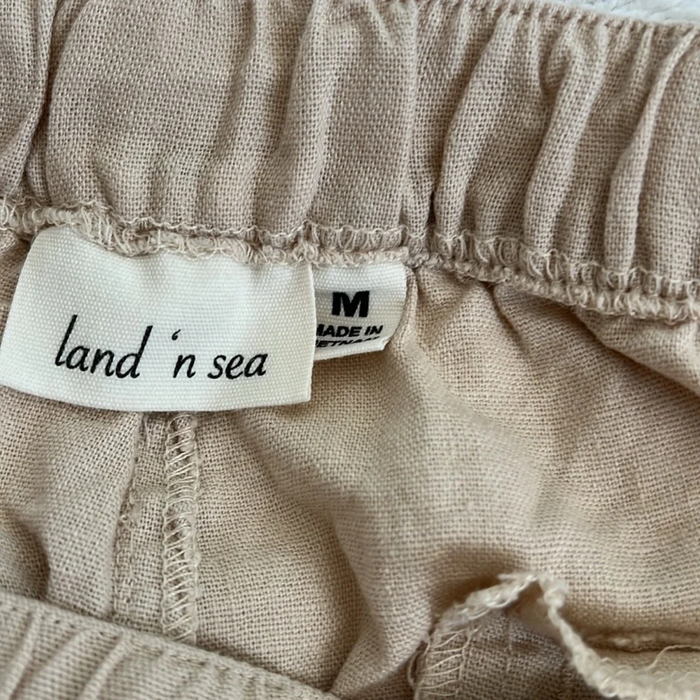 Land ‘n Sea Washable Linen Blend Shorts. Size M - Picture 5 of 9